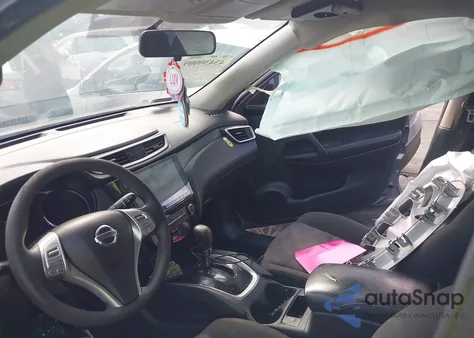 2016 Nissan Rogue S из США, поврежденный, VIN KNMAT2MT2GP733566